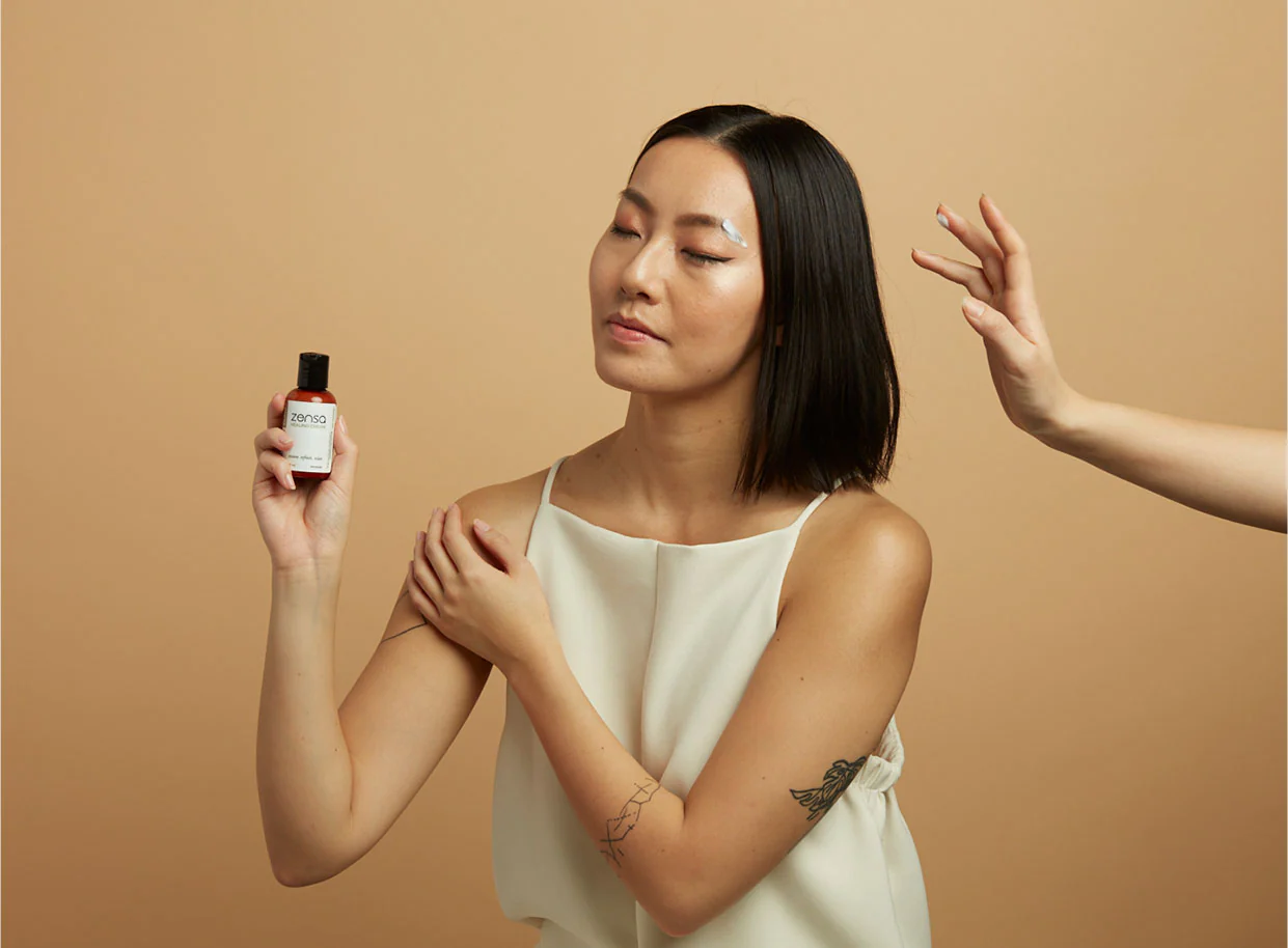 Zensa cream Asian woman