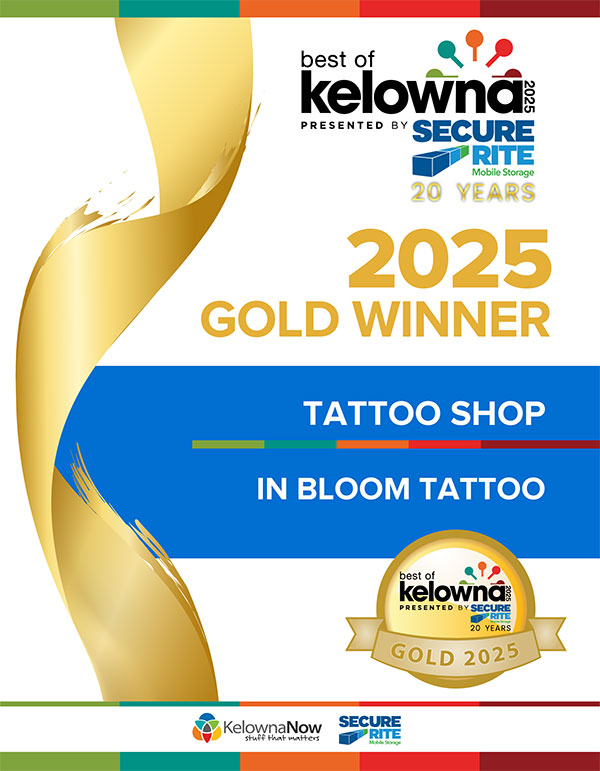 in bloom tattoo gold 2025
